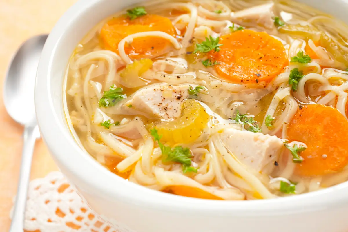 spicy chicken noodle soup